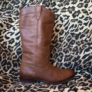 Melissa Frye Western Style Genuine Leather Boot